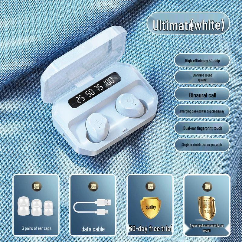 Zhengqi Cavalry 2025 Wireless Sport Noise-Cancelling Earbuds with Long Battery Life for Men and Women