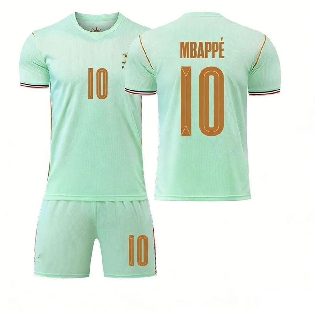 Soccer Jersey and Shorts Set Light Green