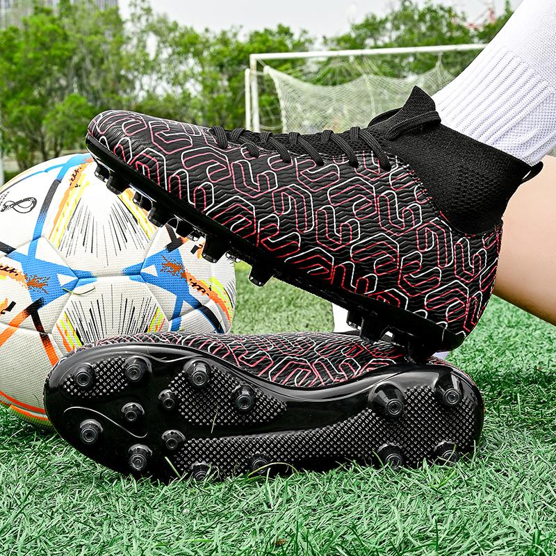 35-45Унисекс футбольные бутсы Молодежные футбольные бутсы большого размера Резиновая — фото 12