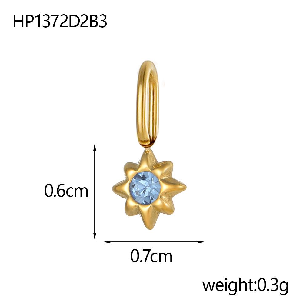 CARLIDANA New Classic Element DIY Charm Necklace Stainless Steel Star Pendant Shiny Rhinestones Fashion Bracelet Earrings
