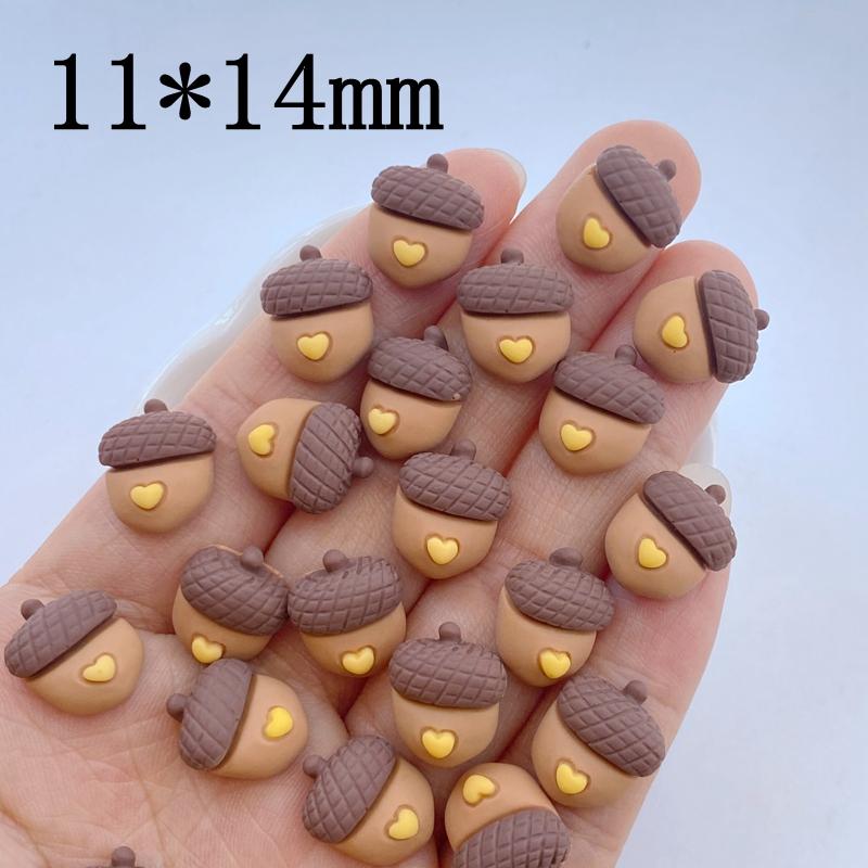 

20Pcs New Cute Mini Squirrels And Nut Fruits Series Flat Back Resin Scrapbooking DIY Jewelry Craft Decoration Accessories