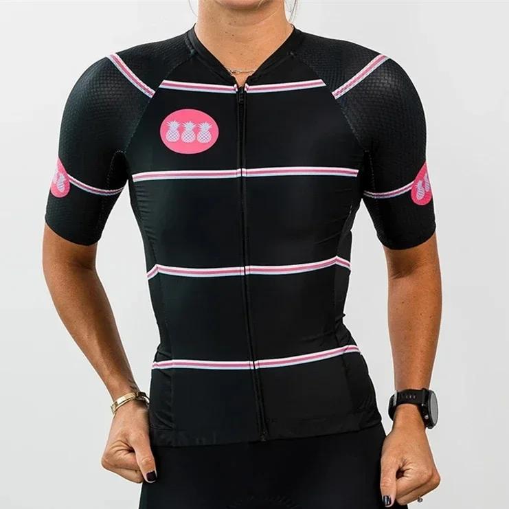 Tres Pinas Top Maglia da Donna Abbigliamento da Ciclismo Ciclismo Mtb Abbigliamento Maglia Ciclismo Estiva Maniche Corte Aerodinamiche Pantaloncini Uniforme Squadra Outdoor