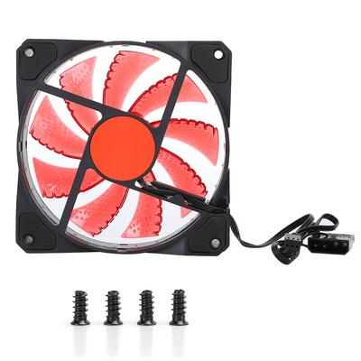 Chassis Fan Computer Cooler PC Accessory 3 Wire 15 Light Mute LED Streamer Colorful 12CM