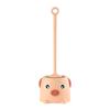 Cute Pig Toilet Brush Soft Bristles Effective Creative Strong Decontamination Punch-free Toilet Cleaning Brush for Home