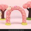 Handmade Japanese Zakka Cat Ornaments: Cute Cherry Blossom Resin Decor for Home