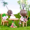 Accessories Home Decor Micro Landscape Garden Furniture Ornament Table and Chairs Mini Miniature