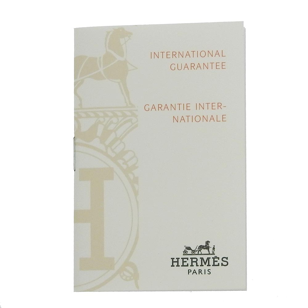 Hermes Heure H Watch Rondo Watches HR1.210 SilverDial Stainless Steel/Embossed Leather Quartz Analog Display Women Used