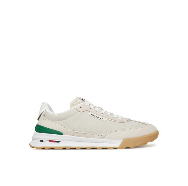 

Мужские кроссовки Tommy Hilfiger Retro runner seasonal fm0fm05425 белые EU 41