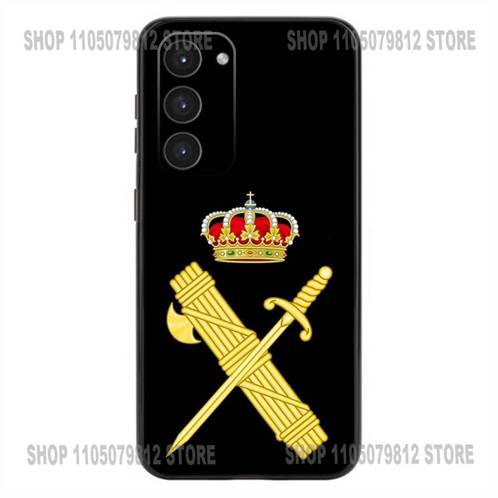 Spanish Guard Civil Emblem Phone Case For Samsung Galaxy A20,21s,22,31,32,52,53,72,73,80,91 Soft Silicone Black Cover