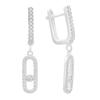 Silver Earrings with Cubic Zirkonia (2207528)