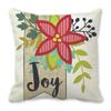 Green plants and flowers pattern series Digital printing short plush pillow covers for car sofa office cushion cover home goods