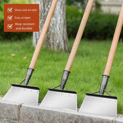 Multifunctional Cleaning Shovel Weeding Planting Shovel Sharp Blade Long Handle Design Weed Removal Shovel Heavy-Duty Garden Tool