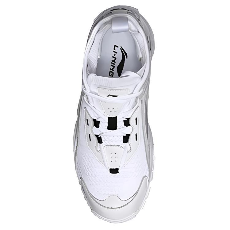 Li Ning Aurora Skyline Niedrige Freizeitschuhe Damen Reinweiß AGLN242-1