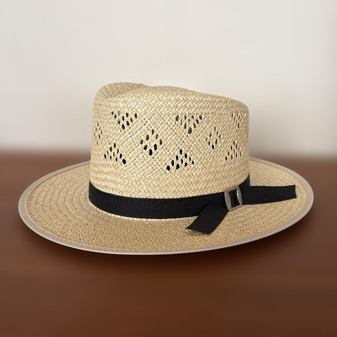 Used BEAMS SUNSET STRAW HAT Straw hat made by LUSA Good condition