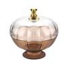 ZISIZ Luxury Desktop Fruit Bowl with Lid