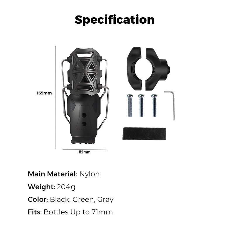 360° Adjustable Handlebar Cup Cage Universal Bike Motorcycle Water Bottle Holder For MTB Road Cycling ADV Motorbike