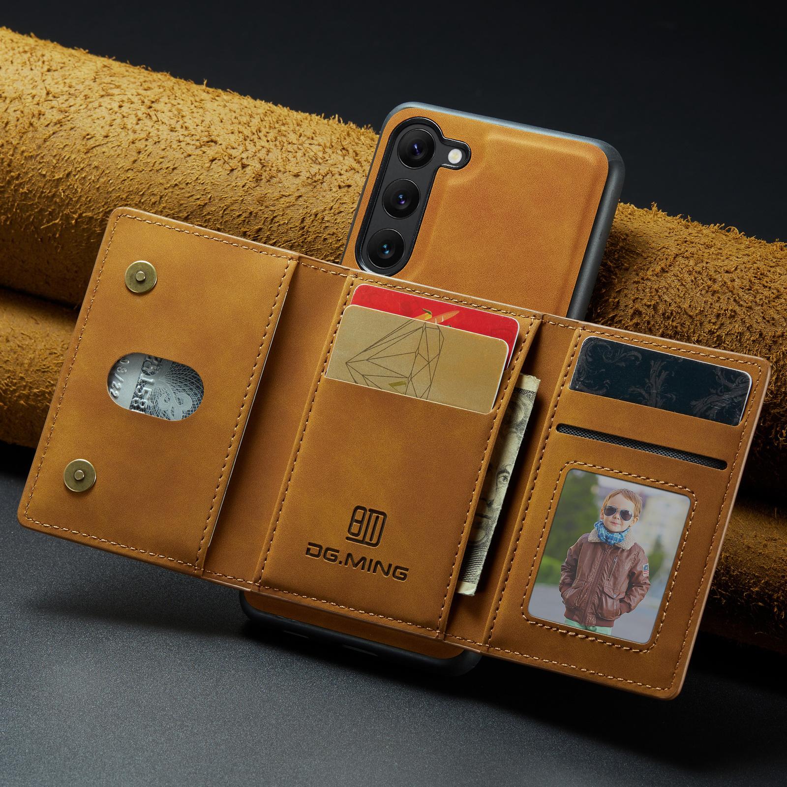 

Противоударный чехол-кошелек 2 в 1 Funda для Samsung Galaxy S23 Ultra S22 Plus S21 FE S20 Fold 4 3 слота для карт держатель чехлы для телефонов for Galaxy z fold 3