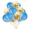 15 Quality Latex Balloons with Paillette Confetti and Ribbon Wedding Birthday Party Decor Accessory
