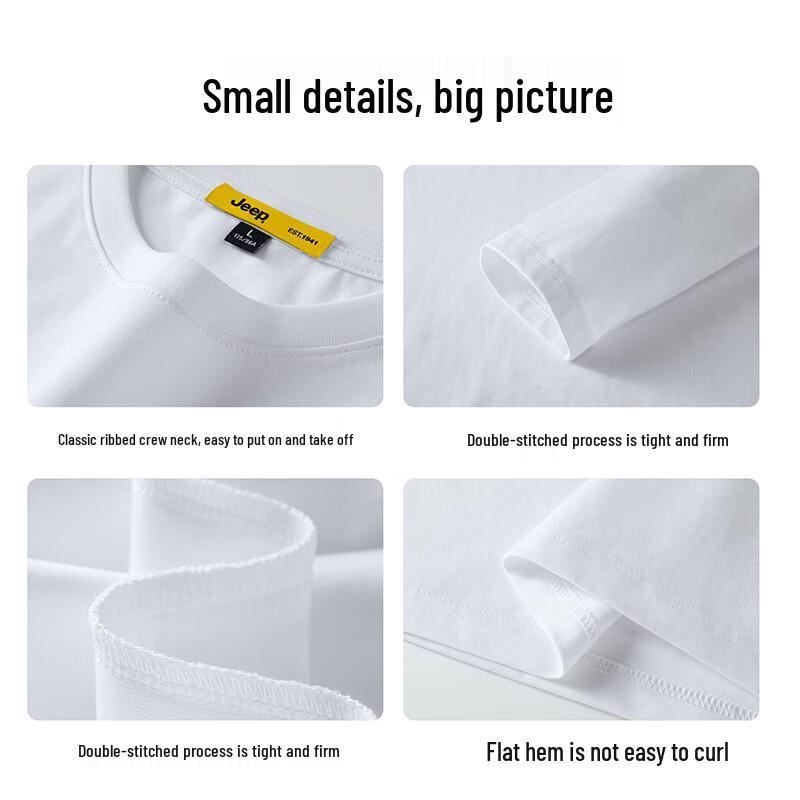 Jeep Men's American Style Long Sleeve Printed T-Shirt