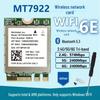 Wi-Fi 6E Dual-Band Bluetooth 5.3 Wireless Network Card (Models: MT7922, MT7921K, MT7902)