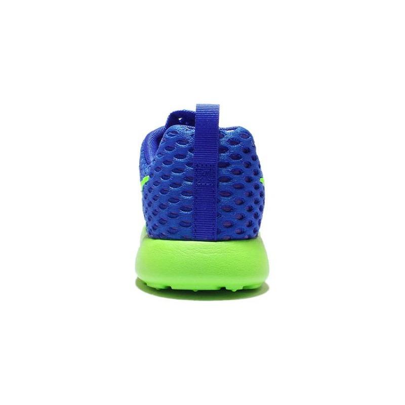 Nike Kids Roshe One Low Top Running Shoes Fluorescent Blue Green 819690-404