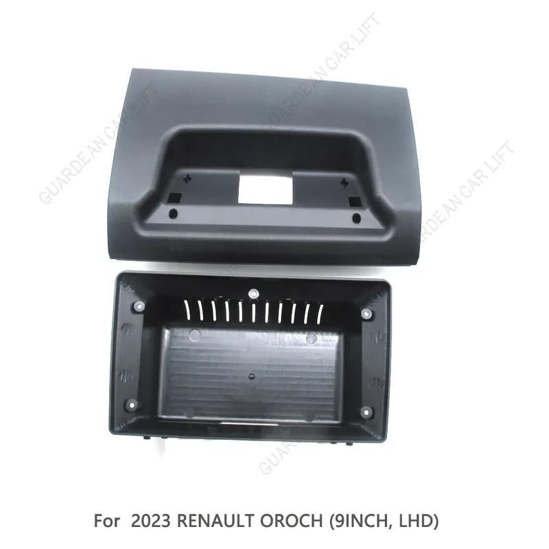 For 2023 RENAULT Duster OROCH (9INCH, LHD) Car Radio Fascias Android Stereo Frame Player 2 Din Head Unit Panel Dash Trim