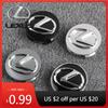For GS Interior Stickers 4 PCS 62mm Car Wheel Center Hub Caps For Lexus Emblem ES300 IS300 IS350 ES250 ES350 IS250 CT200H GS350 NX200