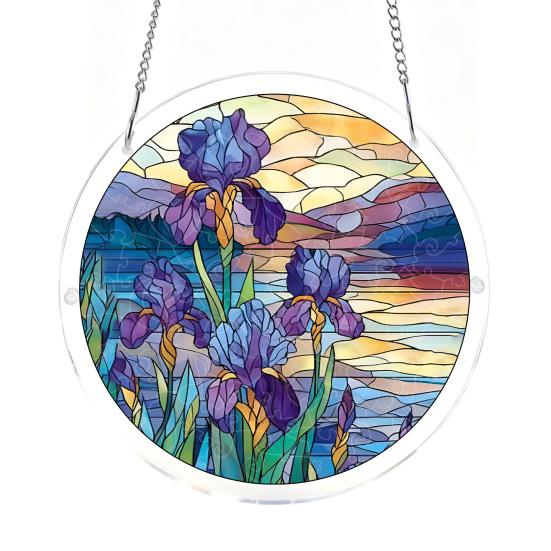 Acrylic Puzzle Suncatcher, Stained Glass Window Hanging Ornaments, DIY Jigsaw Puzzle Sun Catcher Kit for Home, Garden Decor, Gift for Women,