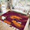 Brisbane Broncos Design Crystal Velvet Carpet Cozy Non?Slip Printed Rug For Bedroom Living Room Entrance