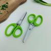 Five-Layer Herb Scissors: Multifunctional Kitchen Tool for Chopping Cilantro, Scallions, and Seaweed