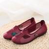 Women's Printed Shoe Upper Fishing Shoes Canvas Flat Mesh Breathable Comfortable Fashionable and Casual Board Shoes