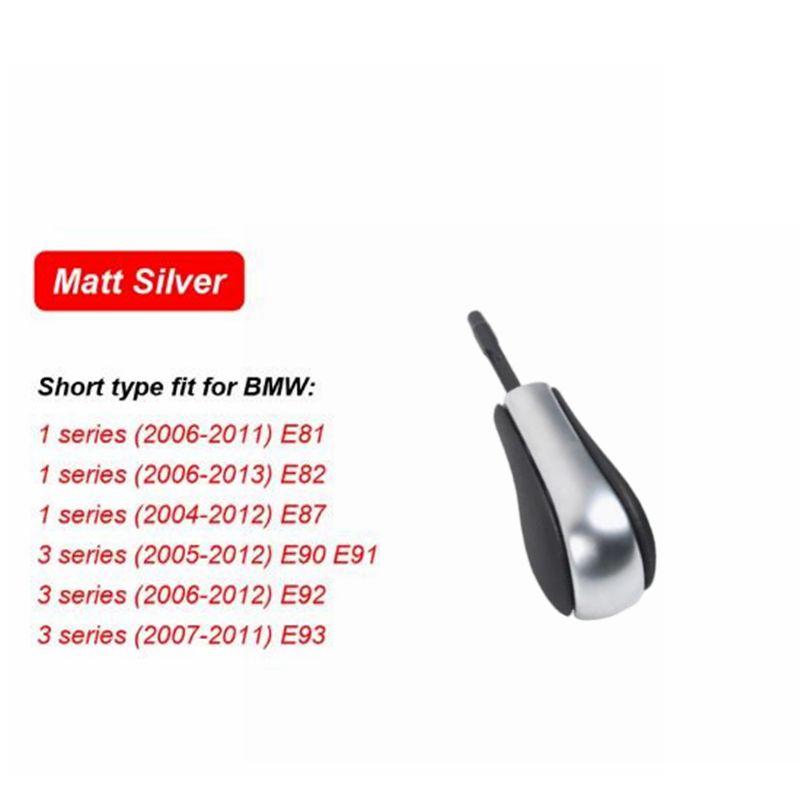 Automatic AT Short Long Gear Stick Car Shift Gear Knob For BMW E81 E82 E87 E90 E91 E92 E93 E36 E38 E39 E46 Z4 Z3 E53 E60 X5 X3