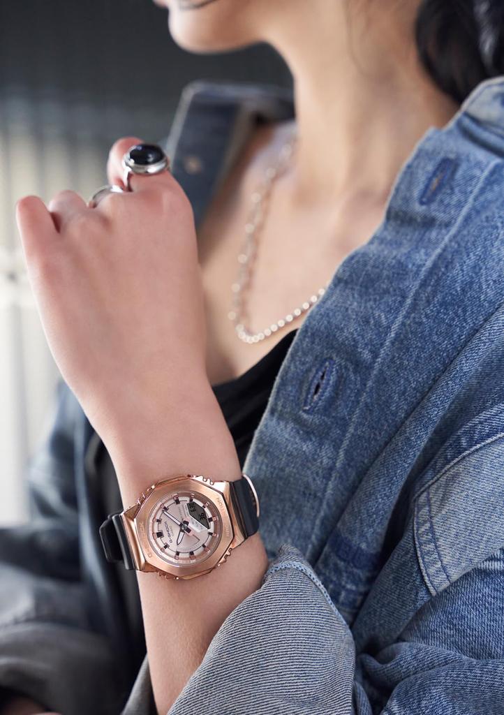 Watch Model Metal Covered Black [Casio] G-Shock [] Mid-size GM-S2100PG-1A4JF Women's