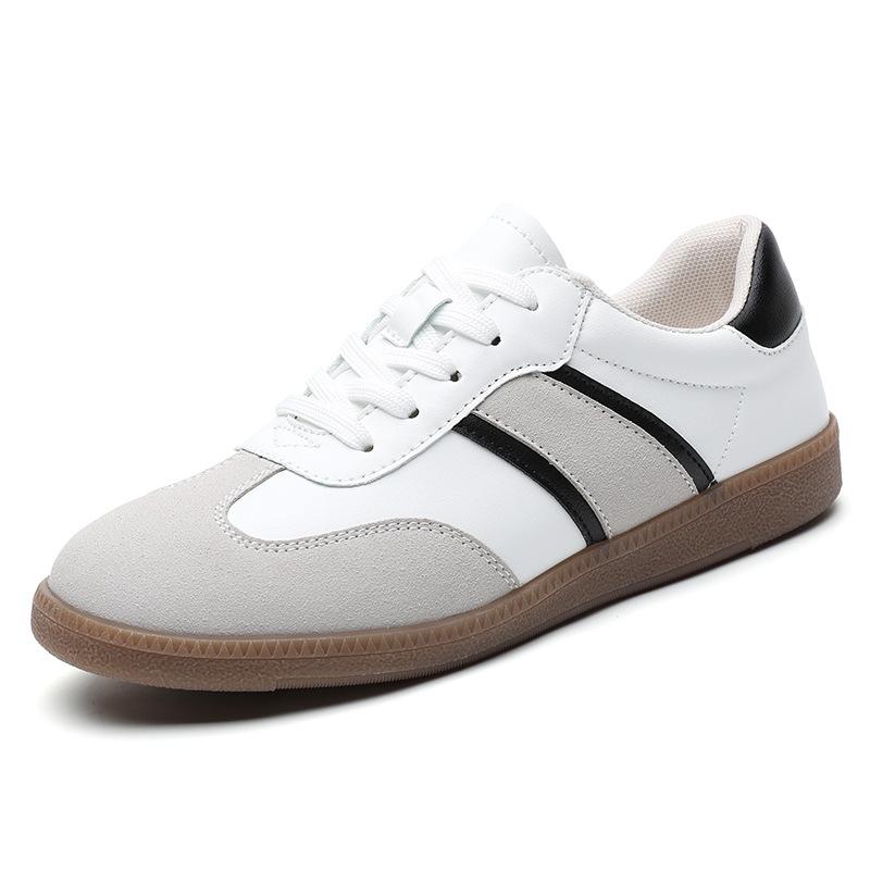 

Большого размера немецкие тренировочные кроссовки для женщин, повседневные белые кроссовки на весну и осень, новые кроссовки на шнуровке в ретро спортивном стиле, с низким верхом 42