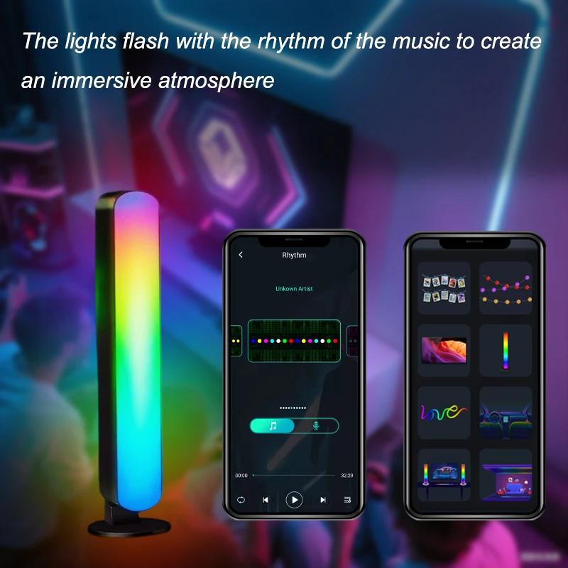 RGB color atmosphere light Bluetooth connection USB power supply Christmas decoration desktop RGB infrared remote control