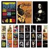 FJ Metal Tin Signs Decor Rock Roll Vintage Metal Sigsn Plaque Metal Posters Retro Rock Home Bar Wall