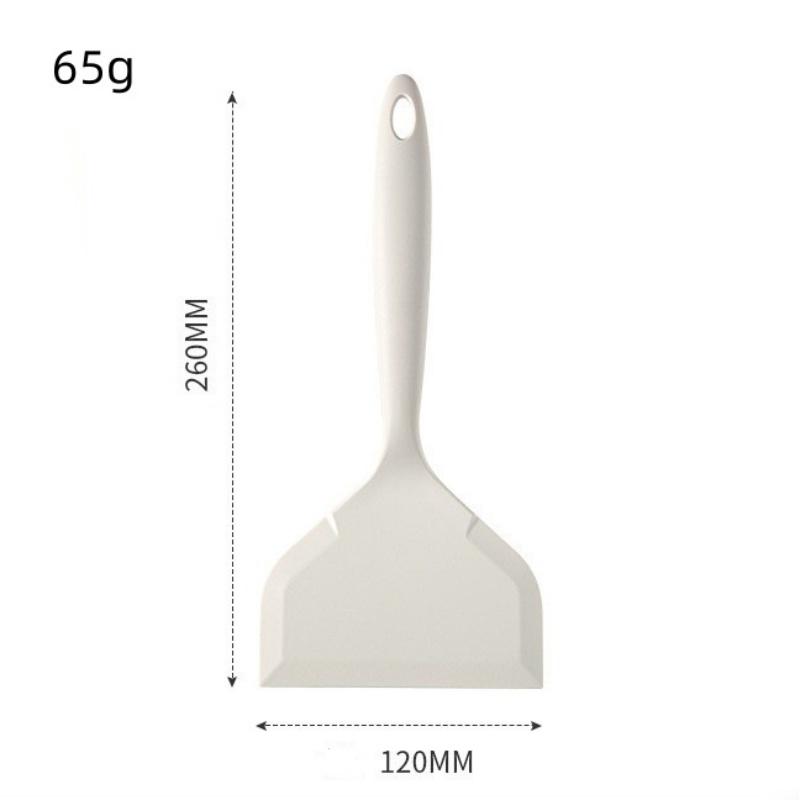 

Силикагелевая лопатка Бытовая кухонная утварь Антипригарная лопатка для готовки Интегрированная силиконовая кухонная утварь Удобная ручка Yuzi Fried Shovel [White]