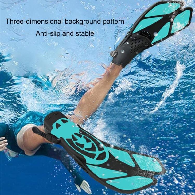 Short Snorkeling Flippers Nonslip Diving Fins Snorkeling Fins Swim Flippers for Adults Drainage Nonslip Muscle Strain