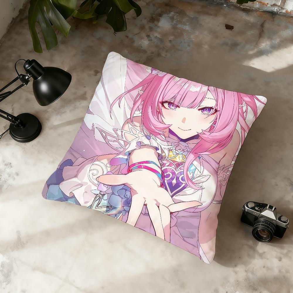 Game HHonkai Star Rail Cyrene cushion cover Home Office Convenient Nordic Simplicity Hit With Zipper Cushion Cover