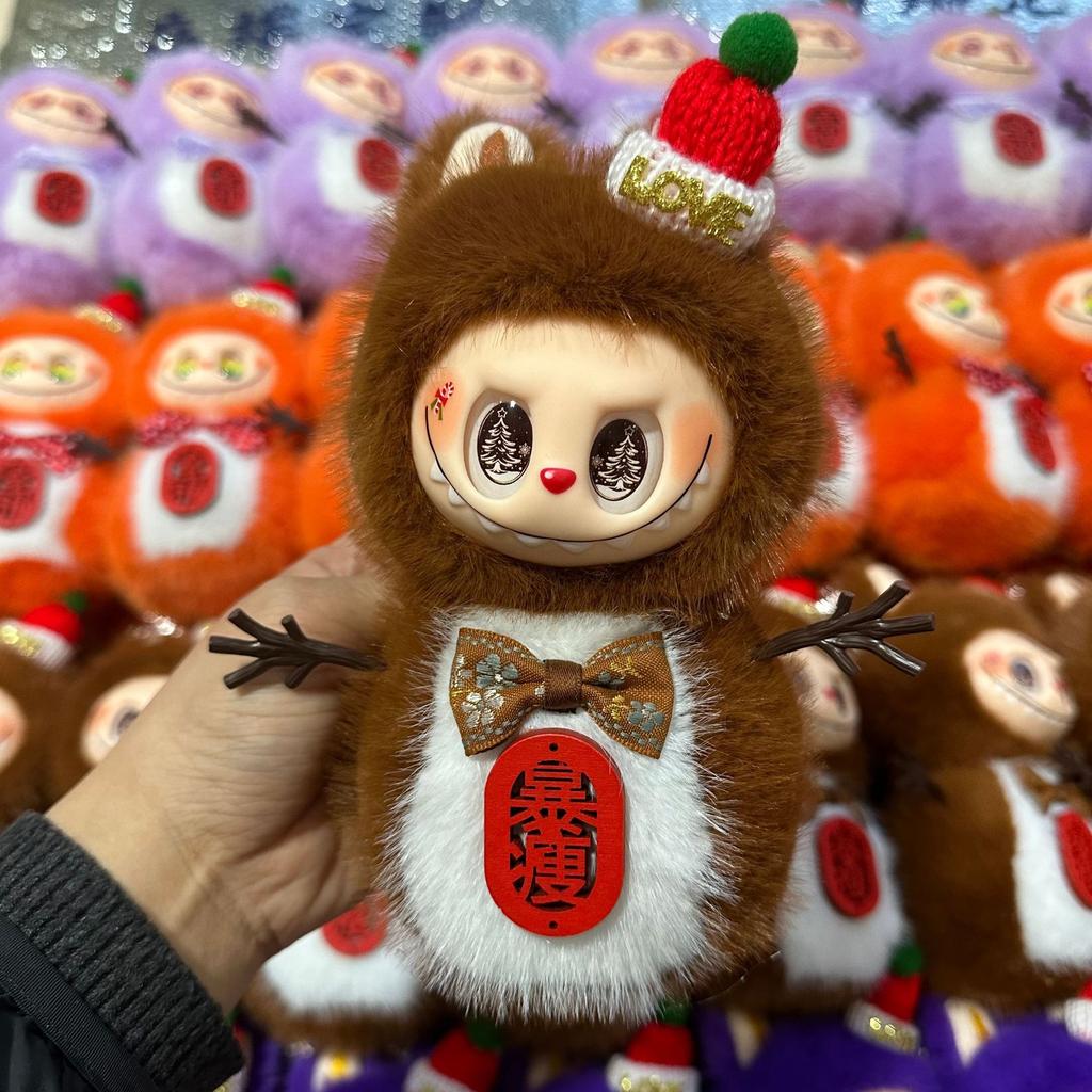 New Year's Snowman Plush Pendant Book Bag Pendant Keychain Gift Doll