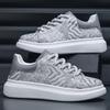 Fashion 2025 Chinese New Year Mens Casual Sneakers High Quality Silk Printed Mens Casual Shoes Breathable Sports Casual Trend Shoes