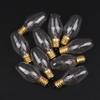 10Pcs E12 120V 7W Transparent Warm Yellow Color Tungsten Lamp Light Bulb For Decoration Salt Rangehood Refrigerator Lamp