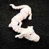 3D Printed Lucky Dragon Figurine Joint Movable Dog Head Dragon Ornament  For Home Decor Gift