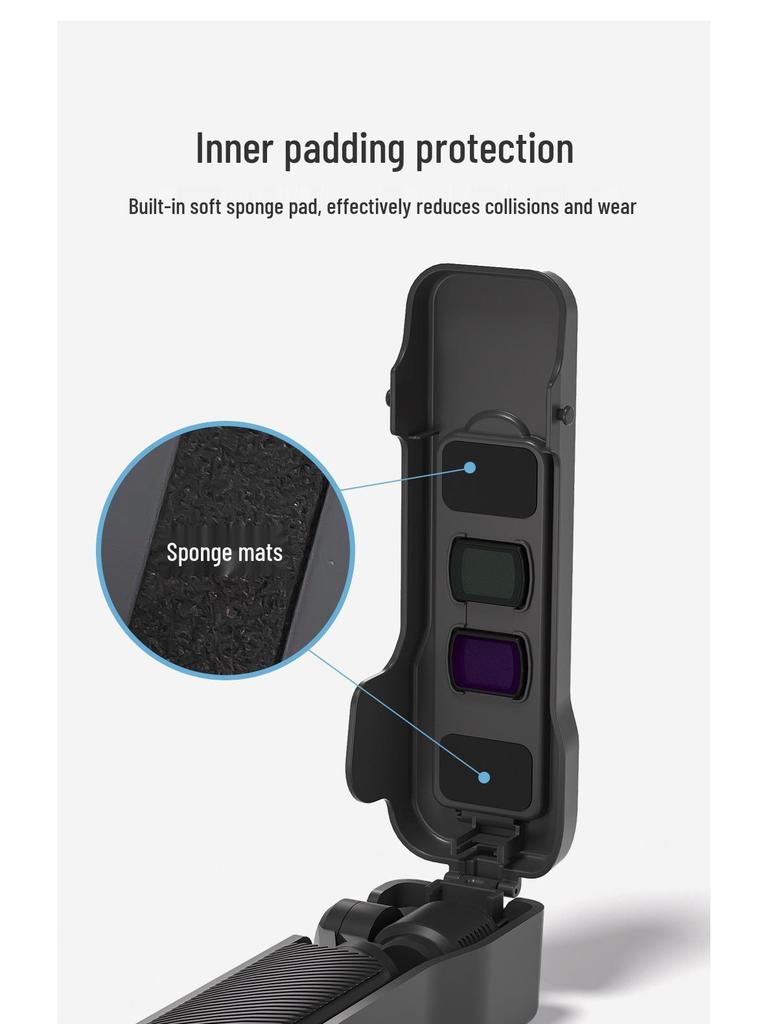 DJI Pocket 3 Magnetic Lens Flip Cover & Screen Protector Accessory for OSMO Action Camera