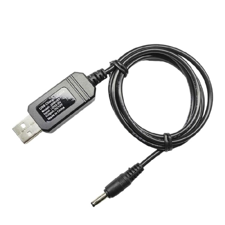 

Підвищувальний кабель для заряджання від 5 В до 9 В/12 В з цифровим дисплеєм напруги, міцним пластиковим корпусом, USB до DC5.5x2.1 мм 1