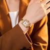Minimalist Bangle Watch for Women Square Dial Analog Quartz Wristwatch Dress Clock