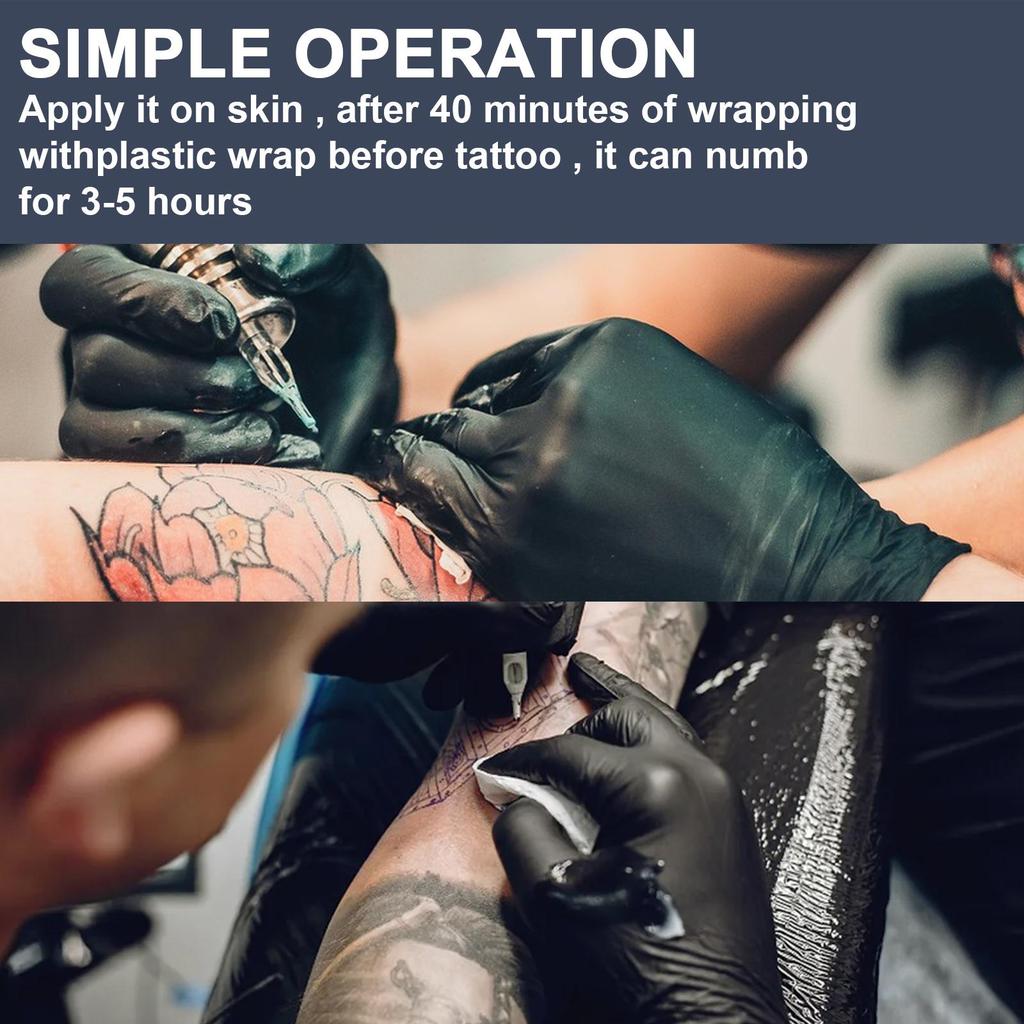 Jaysuing Tattoo Soothing Cream, Soothes and Repairs, Cleans and Moisturizes, Suitable for Body Care After Tattoos, Eyebrow Tattoos, and Piercings, 20g