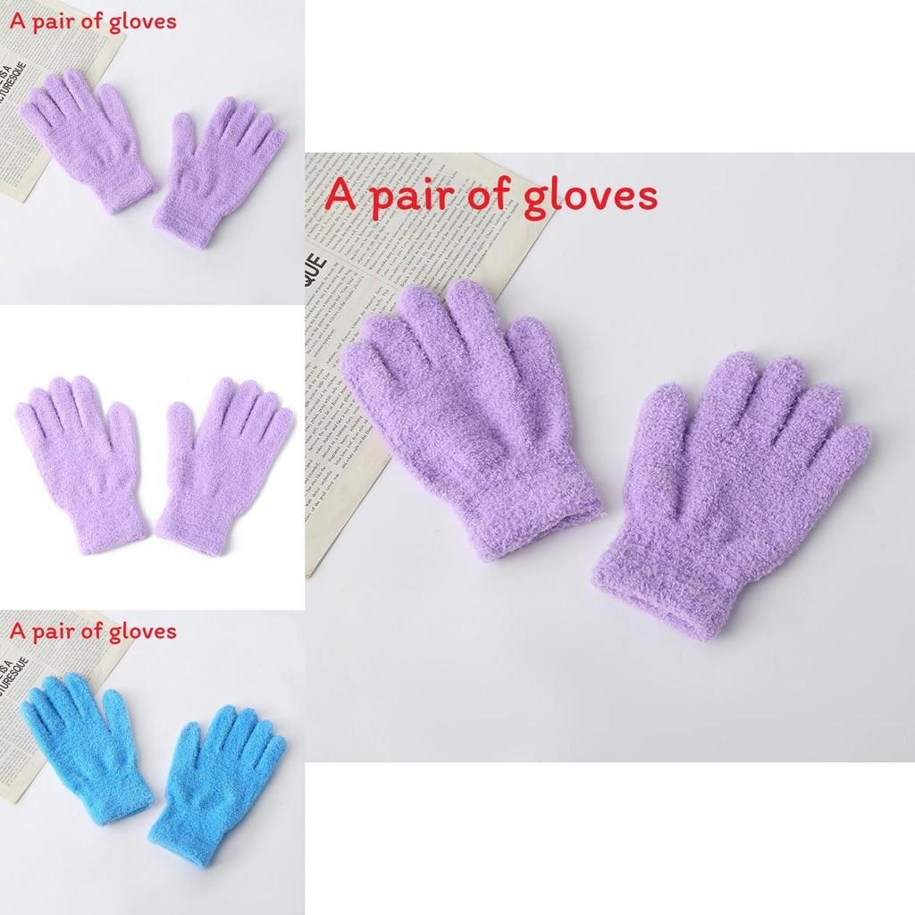 Simple Solid Color Adult And Children Winter Warm And Windproof Plush Gloves For Winter Outdoor Activities