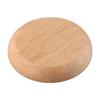 Eco-Friendly Tableware Round Hand-made Unbreakable Tea Tray Wood Plate Dessert Plate Snack Plate