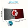 SK Slavia Praha Large Size Mouse Pad Large Gaming Table Cushion Non-slip Laptop Tablet Big Mousepad XXL Mat Mini PC Playmat With Lock edge